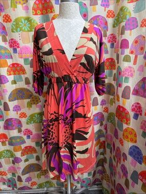 Velvet Torch 3/4 Sleeve Dress. Medium